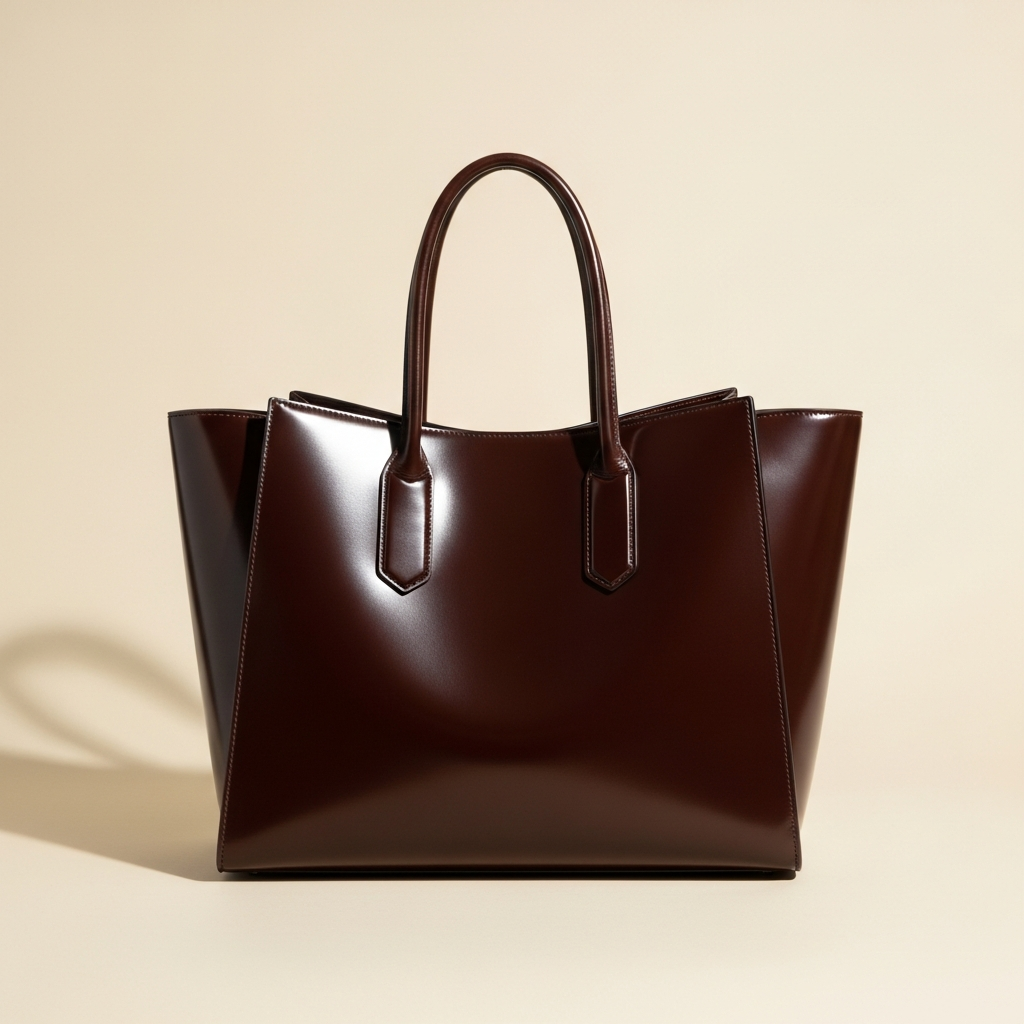 Leather Structured Tote